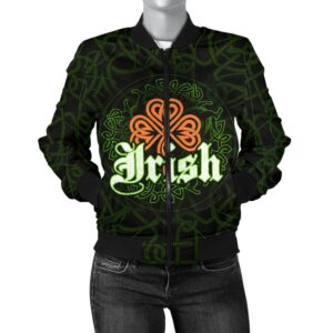 Ireland Women's Bomber Jacket - Celtic Samhain - BN11 Bomber Jacket
