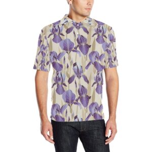 Iris Pattern Print Design Ir02 Men Polo Shirt