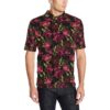 Iris Pattern Print Design Ir03 Men Polo Shirt
