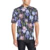 Iris Pattern Print Design Ir04 Men Polo Shirt
