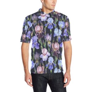 Iris Pattern Print Design Ir04 Men Polo Shirt