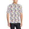 Iris Pattern Print Design Ir08 Men Polo Shirt