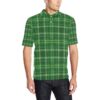 Irish Plaid Pattern Print Design 02 Men Polo Shirt