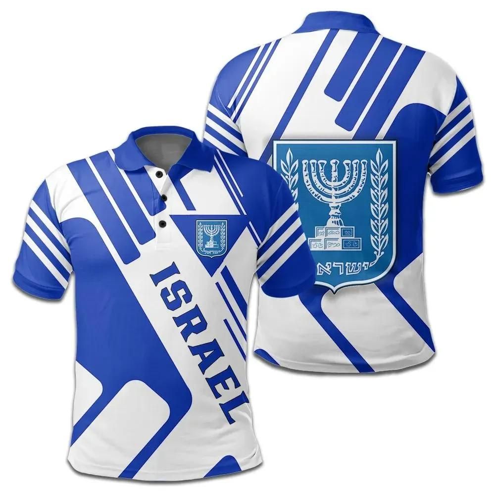 Israel Coat Of Arms Polo Shirt Rockie J5W Israel Coat Of Arms Polo Shirt Rockie J5W