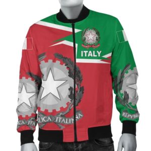 Italy Bomber Jacket Coat Of Arms - Style A27 Bomber Jacket
