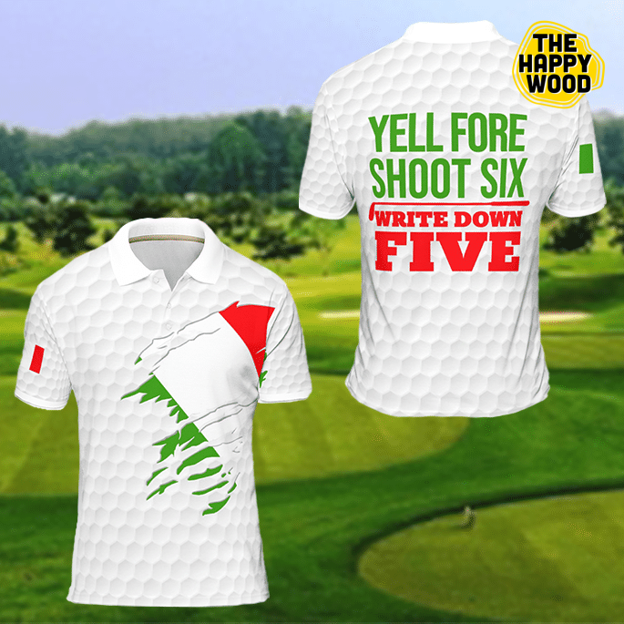 Italy Golf Polo Shirt Italy Golf Polo Shirt
