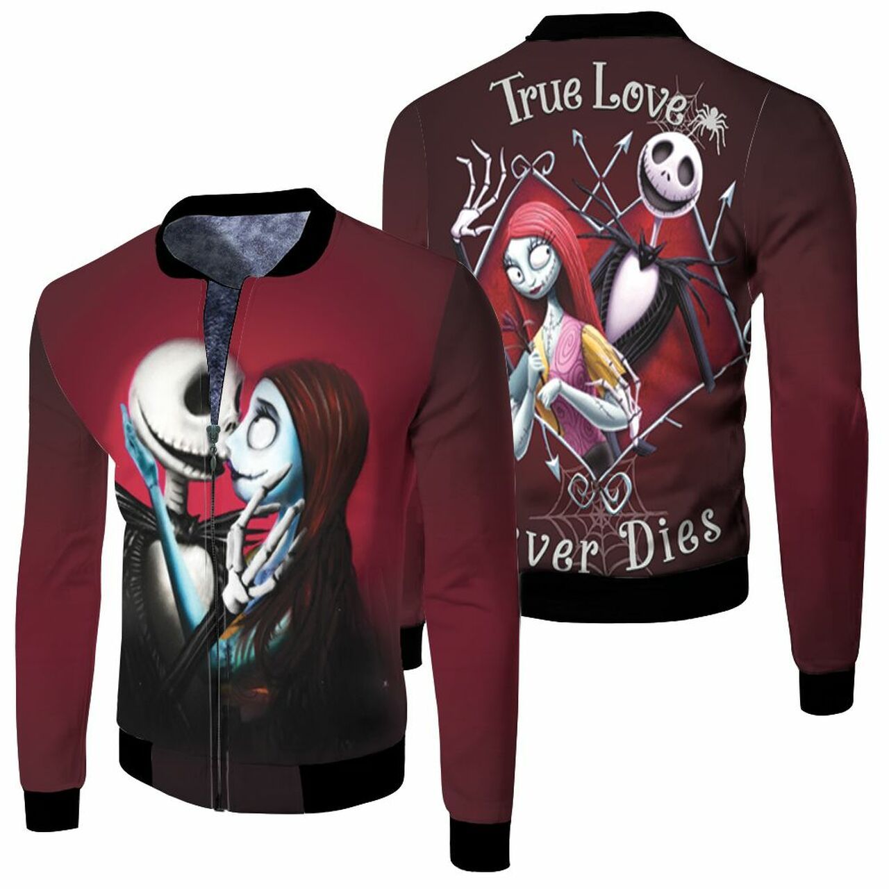 Jack Skellington And Sally True Love Never Dies Nightmare Before Christmas Halloween Horror 3D T Shirt Hoodie Sweater Jersey Bomber Jacket Model 2620 Bomber Jacket Jack Skellington And Sally True Love Never Dies Nightmare Before Christmas Halloween Horror 3D T Shirt Hoodie Sweater Jersey Bomber Jacket Model 2620 Bomber Jacket