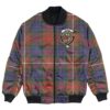 Jacket - Fraser Hunting Modern Clan Tartan Crest Bomber Jacket A7 Bomber Jacket