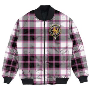 Jacket - MacPherson Hunting Modern Clan Tartan Crest Bomber Jacket A7 Bomber Jacket