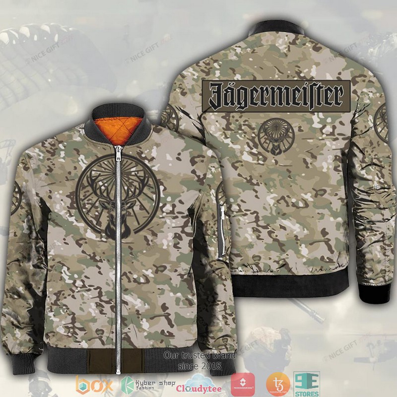 Jagermeister Camouflage Bomber Jacket Jagermeister Camouflage Bomber Jacket