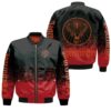 Jagermeister Logo For Alcohol Lover 3D Bomber Jacket