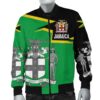 Jamaica Bomber Jacket Coat Of Arms - Style A27 Bomber Jacket
