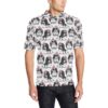 Japanese Chin Pattern Print Design 01 Men Polo Shirt