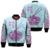 Japanese Ramen God Is Dead Noodle Funny For Lovers 3D Bomber Jacket