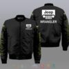Jeep Wrangler Car Bomber Jacket