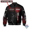 Jeep Wrangler Flash Custom Name Bomber Jacket