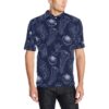 Jellyfish Pattern Print Design 05 Men Polo Shirt