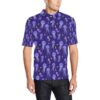Jellyfish Style Print Men Polo Shirt