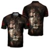 Jesus And Lion 3D All Over Printed Unisex Polo Shirt