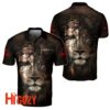 Jesus And Lion 3D All Over Printed Unisex Polo Shirt
