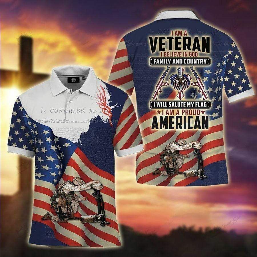 Jesus Christ And The American Veteran Polo Shirt Jesus Christ And The American Veteran Polo Shirt