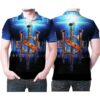 Jesus Saved My Life Nails Jesus Cross God 3D Print Polo shirt