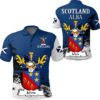 Johns Scottish Family Crest Scotland Special Polo Shirt - Golf Shirt A7