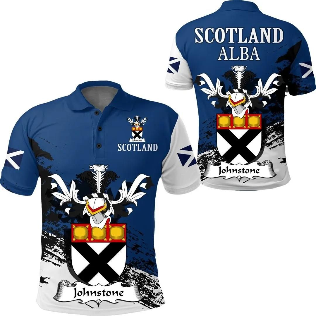 Johnstone Scottish Family Crest Scotland Special Polo Shirt - Golf Shirt A7 Johnstone Scottish Family Crest Scotland Special Polo Shirt - Golf Shirt A7