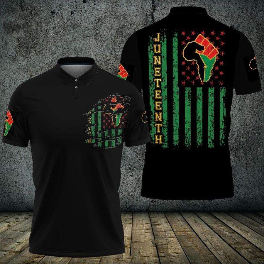 Juneteenth Flag Since 1865 Polo Shirt Juneteenth Flag Since 1865 Polo Shirt