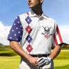 Just Golf It Skull Flag Polo Shirt