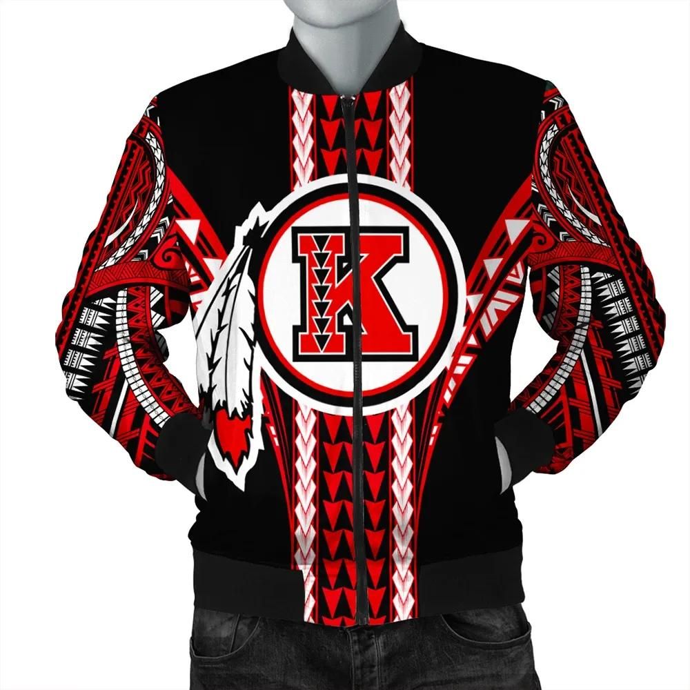 Kahuku High Football Bomber Jacket AH - J0 Bomber Jacket Kahuku High Football Bomber Jacket AH - J0 Bomber Jacket