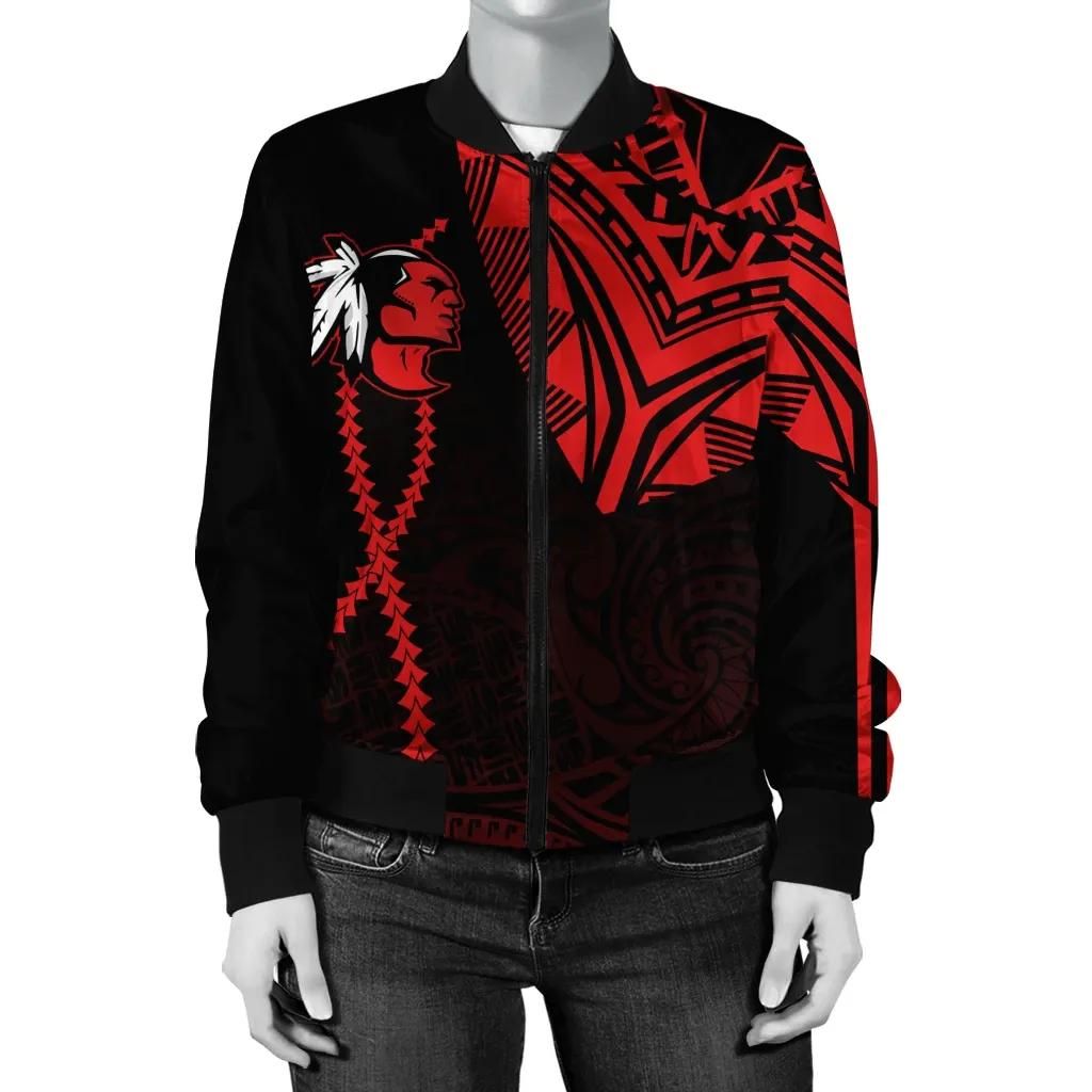 Kahuku High Women's Bomber Jacket b- Forc Style AH JR Bomber Jacket Kahuku High Women's Bomber Jacket b- Forc Style AH JR Bomber Jacket