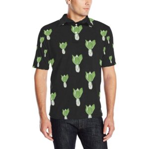 Kale Pattern Print Design 02 Men Polo Shirt