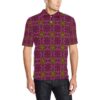 Kaleidoscope Abstract Print Design Men Polo Shirt