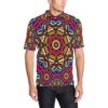Kaleidoscope Pattern Print Design 01 Men Polo Shirt