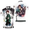 Kamado Tanjiro Anime Kimetsu No Yaiba Polo shirt
