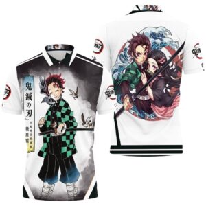 Kamado Tanjiro Anime Kimetsu No Yaiba Polo shirt