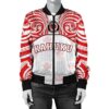 Kanaka Kahuku High School Women's Bomber Jacket bDemodern Style AH JH Bomber Jacket