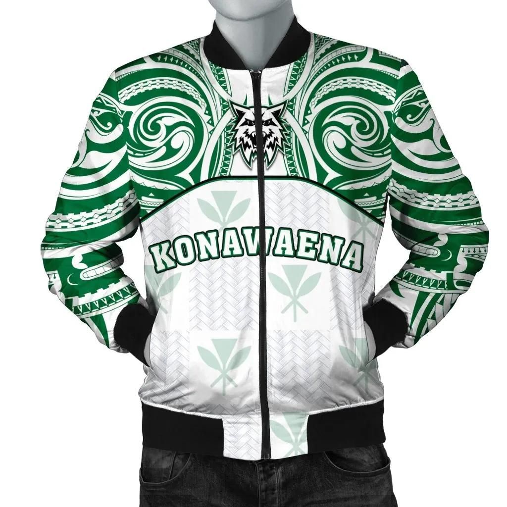Kanaka Konawaena High School Men's Bomber Jacket bDemodern Style AH JH Bomber Jacket Kanaka Konawaena High School Men's Bomber Jacket bDemodern Style AH JH Bomber Jacket