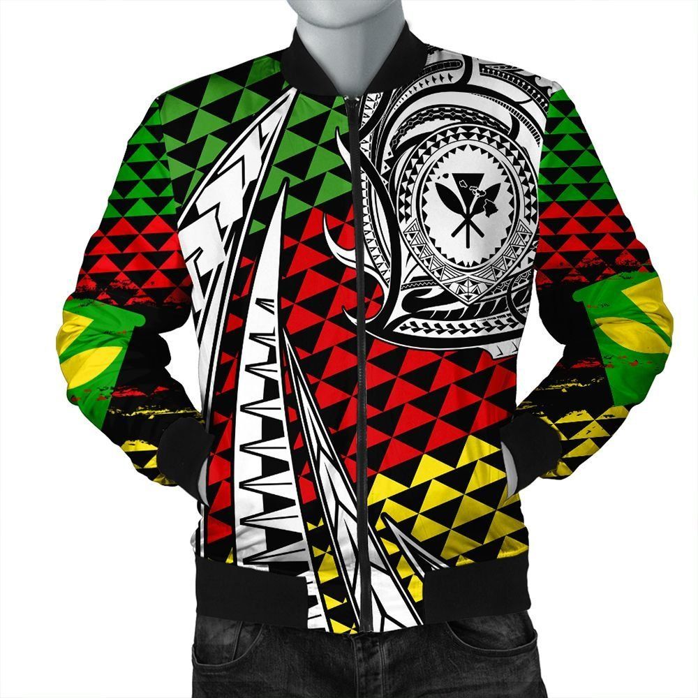 Kanaka Maoli Bomber Jacket Kakau Pattern Pohic Style J1 Bomber Jacket Kanaka Maoli Bomber Jacket Kakau Pattern Pohic Style J1 Bomber Jacket