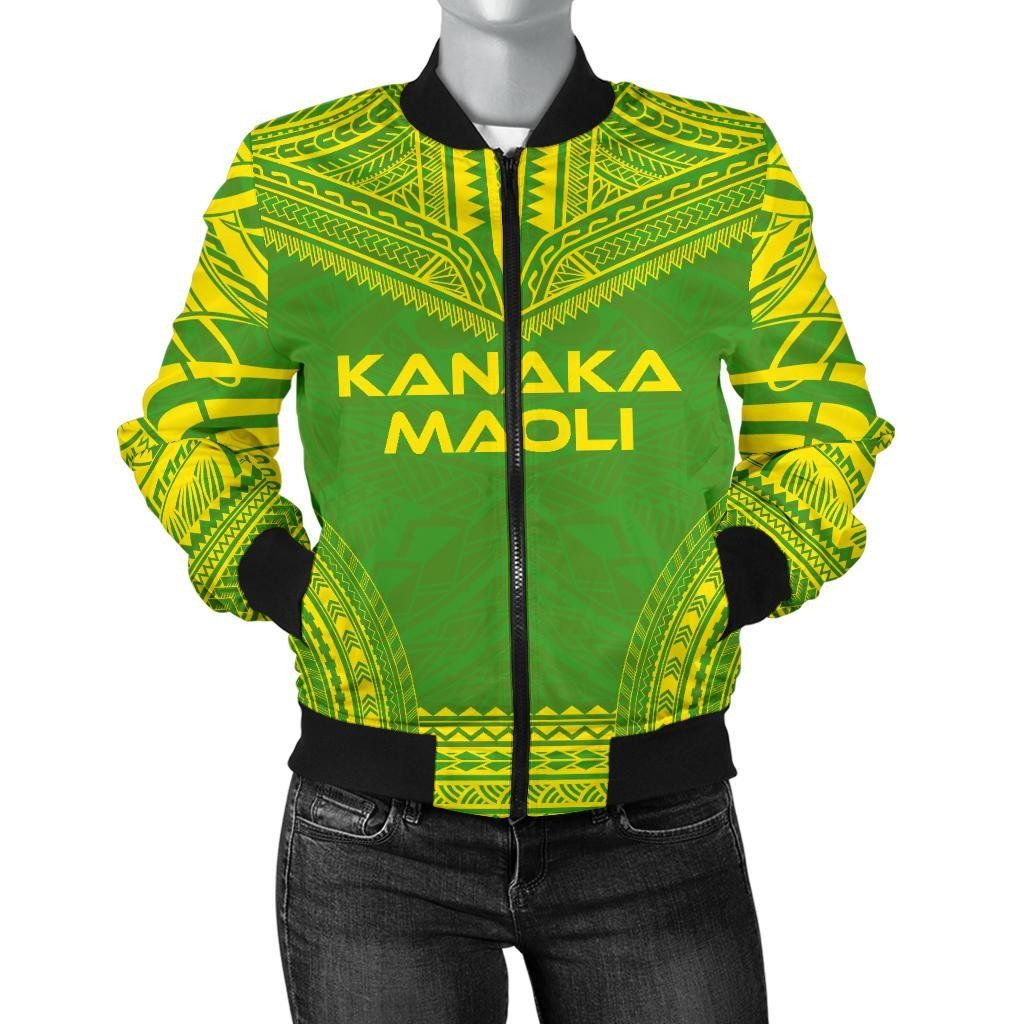 Kanaka Maoli Flag Polynesian Chief Women'S Bomber Jacket - Bn10 Bomber Jacket Kanaka Maoli Flag Polynesian Chief Women'S Bomber Jacket - Bn10 Bomber Jacket