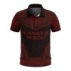 Kanaka Maoli Polo Shirt - Polynesian Chief Red Version - BN10