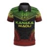 Kanaka Maoli Polo Shirt - Polynesian Chief Reggae Version - BN10