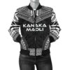 Kanaka Maoli Polynesian Chief Women'S Bomber Jacket - Black Version - Bn10 Bomber Jacket