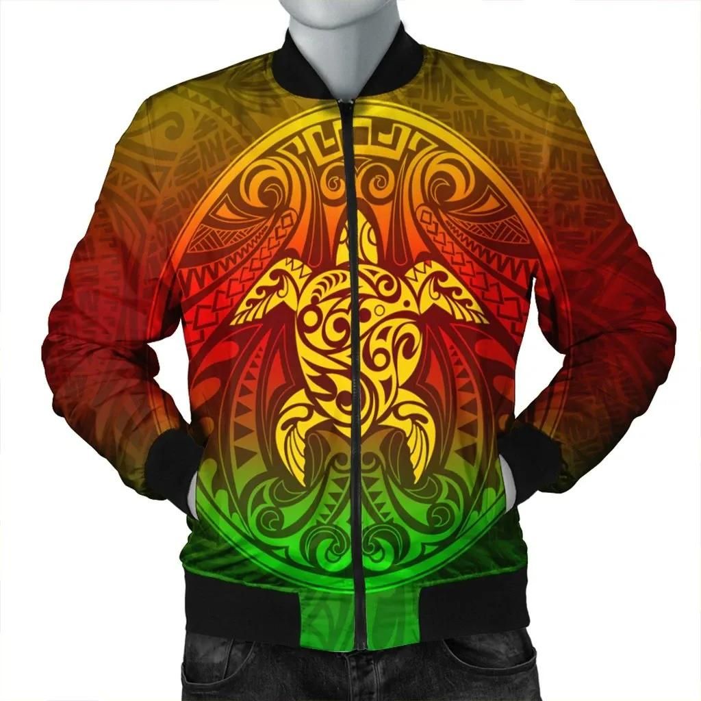 Kanaka Maoli Turtle Polynesian Bomber Jacket - AH - J4R Bomber Jacket Kanaka Maoli Turtle Polynesian Bomber Jacket - AH - J4R Bomber Jacket