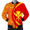 Kanaka Mauna Kea Polynesian Men's Bomber Jacket - Circle Style - AH - J9 Bomber Jacket
