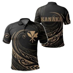 Kanaka Polo Shirt - Frida Style - Gold - AH - J91