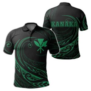Kanaka Polo Shirt - Frida Style - Green - AH - J91