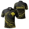 Kanaka Polo Shirt - Frida Style - Yellow - AH - J91