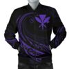 Kanaka Polynesian Men√¢‚Ǩ‚Ñ¢s Bomber Jacket - Purple - Frida Style - AH J9 Bomber Jacket